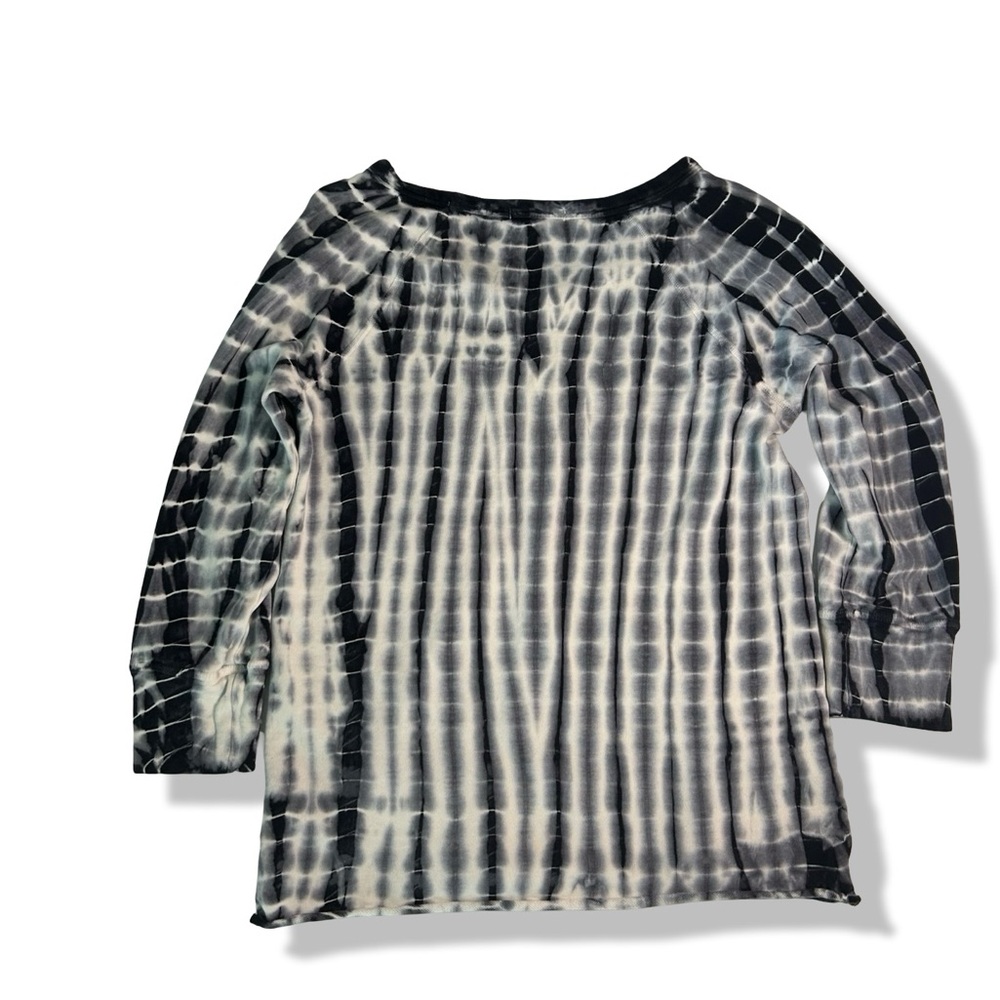 James Perse Tye Dye 3/4 Sleeve Shirt